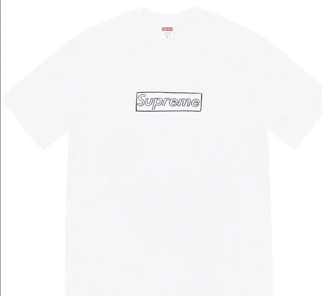 XL White Chalk Bogo KAWS Short sleeved Chalk Black and S M 21SS L Tee Logo T-shirt 0808